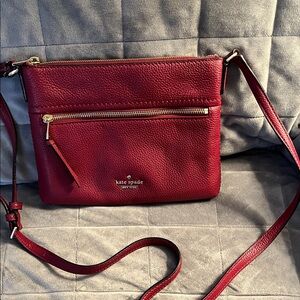 Kate Spade Deep Red Crossbody Bag